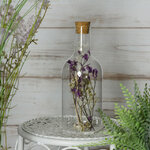 Декоративная бутылка Fleurs de Provence: Violet 17 см, стекло