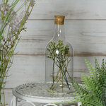 Декоративная бутылка Fleurs de Provence: Blanc 17 см, стекло
