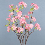 Искусственная ветка Цветущий Персик 76 см нежно-розовая