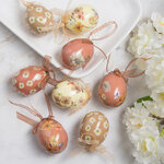 Пасхальные украшения Яйца Easter Etude 5 см, 8 шт, подвеска