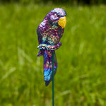 Садовая фигурка - штекер для цветов Попугай Вайлет 65 см