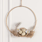 Пасхальный Венок - Гнездышко птички Эйприл 15 см