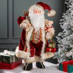 Фигура Дед Мороз - Долгожданный гость с подарками 80 см