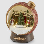 Светящаяся композиция Шар - Olde Christmas Town 23 см, музыка, движение