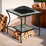 Стол для костра с мозаикой Гран Тулуз 55*55 см, металл