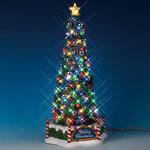 Рождественская елка, 34 см, музыка, подсветка