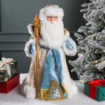 Фигура Дед Мороз - Хозяин Зимы в бежевой шубе 50 см