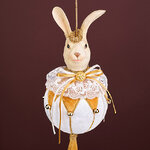 Елочная игрушка Кролик Джермэйн 25 см, подвеска