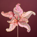 Пуансеттия на стебле Paisley - Doratura Pesca 61 см