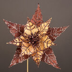 Искусственная пуансеттия Gravolli 23 см, клипса