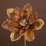 Искусственный цветок Кувшинка - Motavio Vega 56 см золотой