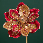 Искусственный цветок Магнолия - Cesare Carlo 18 см, клипса