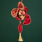 Елочная игрушка Маска Chive Scarlatto 15 см, подвеска