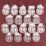 Набор стеклянных шаров Boulevard 7 см, 18 шт