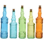 Набор стеклянных бутылок Моррейн 30 см, 5 шт