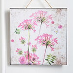 Деревянное панно Прованс - Нежные Васильки 24*24 см