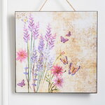 Деревянное панно Прованс - Душистая Лаванда 24*24 см