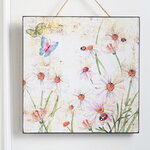 Деревянное панно Прованс - Цветущие Ромашки 24*24 см