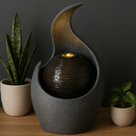 Декоративный фонтан Leggero 38*24 см с LED подсветкой