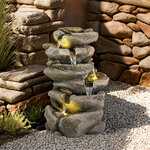 Декоративный фонтан Уотерфорд 51 см с LED подсветкой