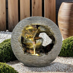 Декоративный фонтан Данс-Ривер 48 см с LED подсветкой