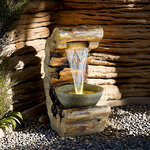 Садовый фонтан Голдштейн 80 см с LED подсветкой