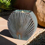 Декоративный фонтан с подсветкой Coquille Verdatre 41 см, керамический