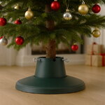 Подставка для живой елки до 2.1 м, диаметр ствола до 11 см, зеленая