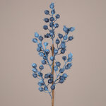Декоративная ветка с голубыми ягодами Blue Berry 70 см