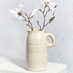 Керамическая ваза-кувшин Stanley 17 см бежевая