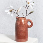 Керамическая ваза-кувшин Stanley 17 см терракотовая