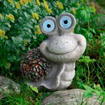 Садовый светильник на солнечной батарее Улитка Молли 23 см