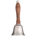 Настольный колокольчик с деревянной ручкой, 16 см