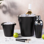 Набор бармена Джонни Уолтер с шейкером и ведерком для льда, 4 предмета