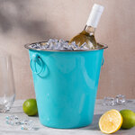 Ведро для шампанского Фанданго 20*20 см, голубое