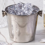 Ведро для льда 10*11 см серебряное