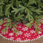 Коврик под елку Christmas Red 90 см