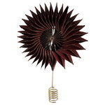 Верхушка на елку Montello 28 см бордовая