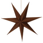 Подвесная звезда из бумаги Longastra 75 см коричневая