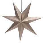 Подвесная звезда из бумаги Инес 60 см золотистая