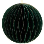 Бумажный шар Армель 15 см зеленый