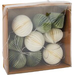 Набор подвесных украшений из бумаги Соты - Ваниль и Кардамон 6 см, 9 шт