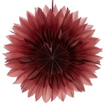 Подвесное украшение из бумаги Альканте 50 см бордо