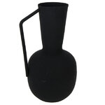 Металлическая ваза-кувшин Tare Cone 29 см черная