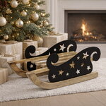 Декоративная фигура Деревянные Санки - Starwalkers 32*18 см