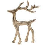 Декоративная фигура Олень Алонзо 16 см, золотая