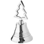 Декоративный колокольчик Marion - Елочка 11 см, серебряный