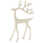 Декоративная фигура Олень Алонзо 40 см белая