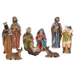 Рождественский вертеп Волхвы и Святое Семейство, 9 фигурок, 5-11 см