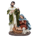 Рождественский вертеп - статуэтка Мария, Иосиф и младенец Иисус 12 см